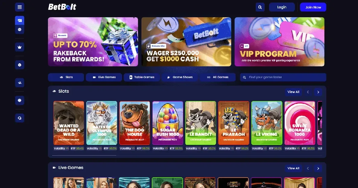 betbolt casino
